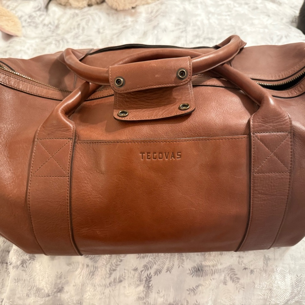 COPY - Tecovas Brown Leather Men's Bag